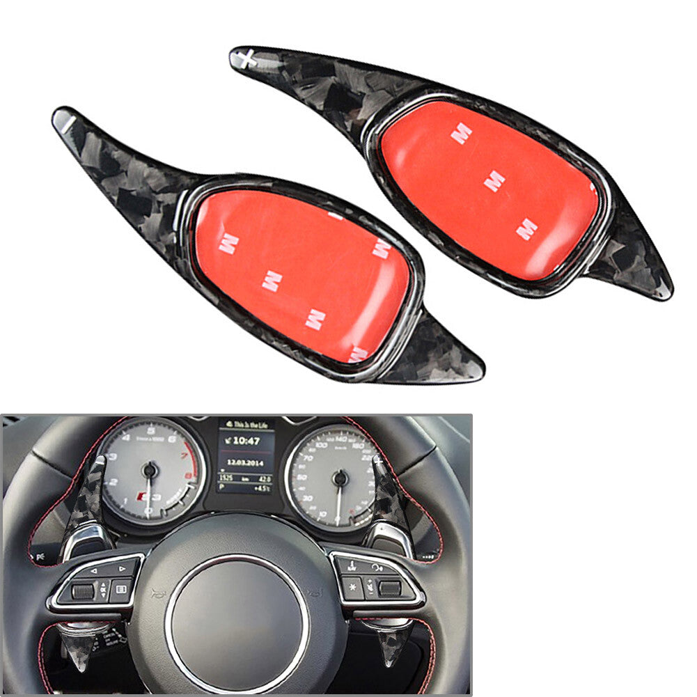 Carbon Fiber Steering Wheel Shift Paddle for Audi A5 S3 S4 S5 S6 SQ5 RS3 RS4