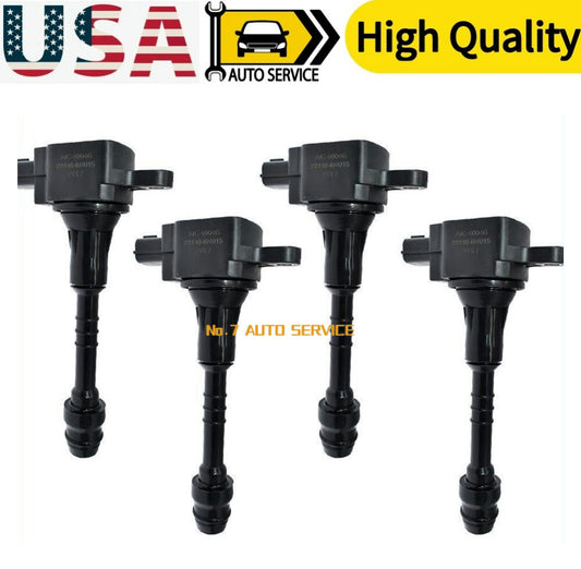 4x Ignition Coils 22448-6N015 22448-6N011 For 2002-2006 for Nissan Sentra 1.8L UF351