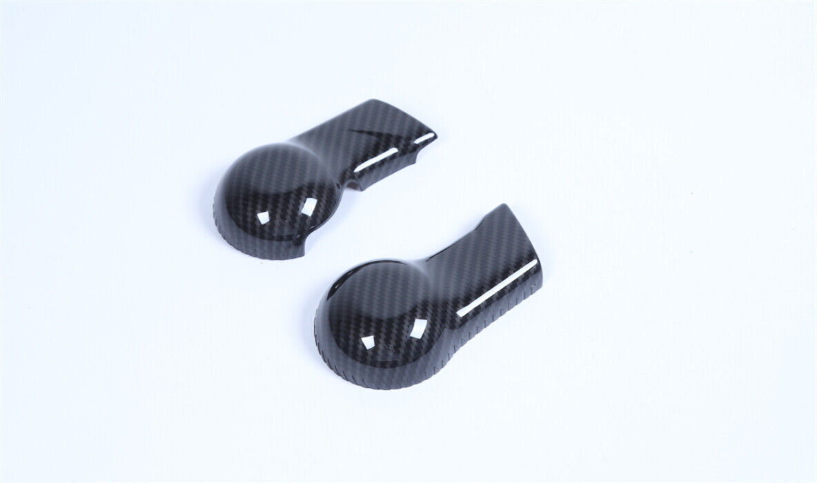 Fit for Chevrolet Camaro 10-15 Carbon Fiber Central Console Gear Shift Knob Trim