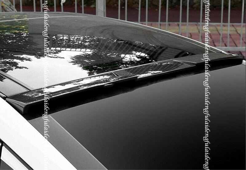 for Nissan Altima 2019-2024 Carbon fiber Rear Window Roof Lip Spoiler Visor Trim