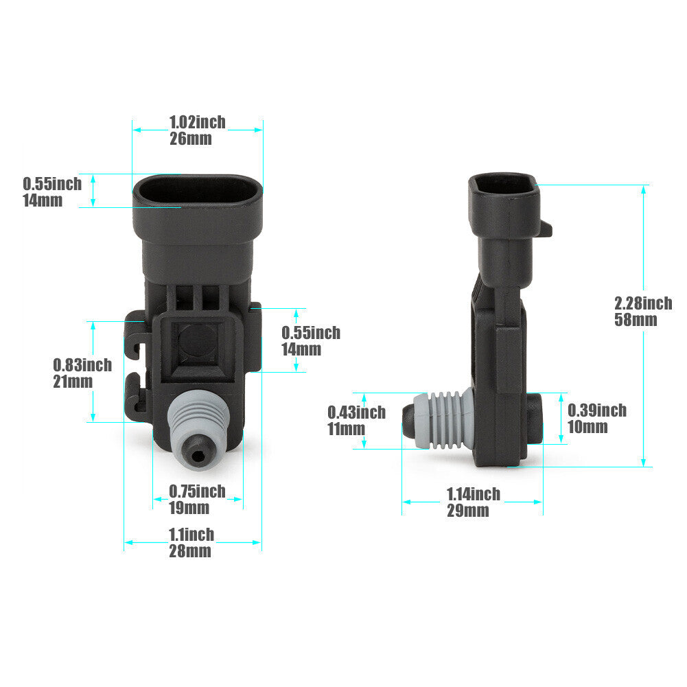 16238399 Fuel Tank Pressure Sensor Fits for Buick for Cadillac Chevry for Hummer for Isuzu