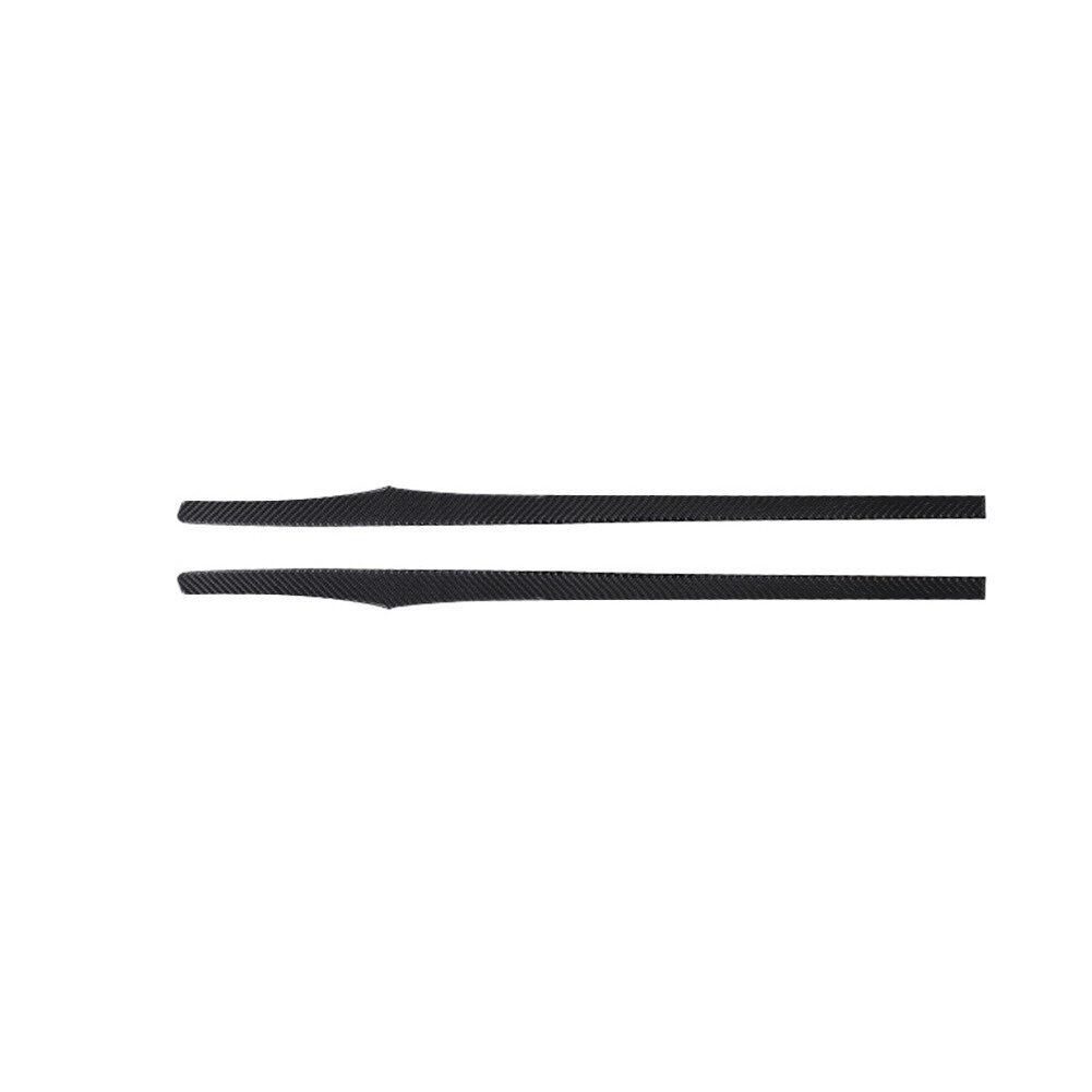 2PCS carbon fiber door trim strip trim for Porsche 718 2016-2022