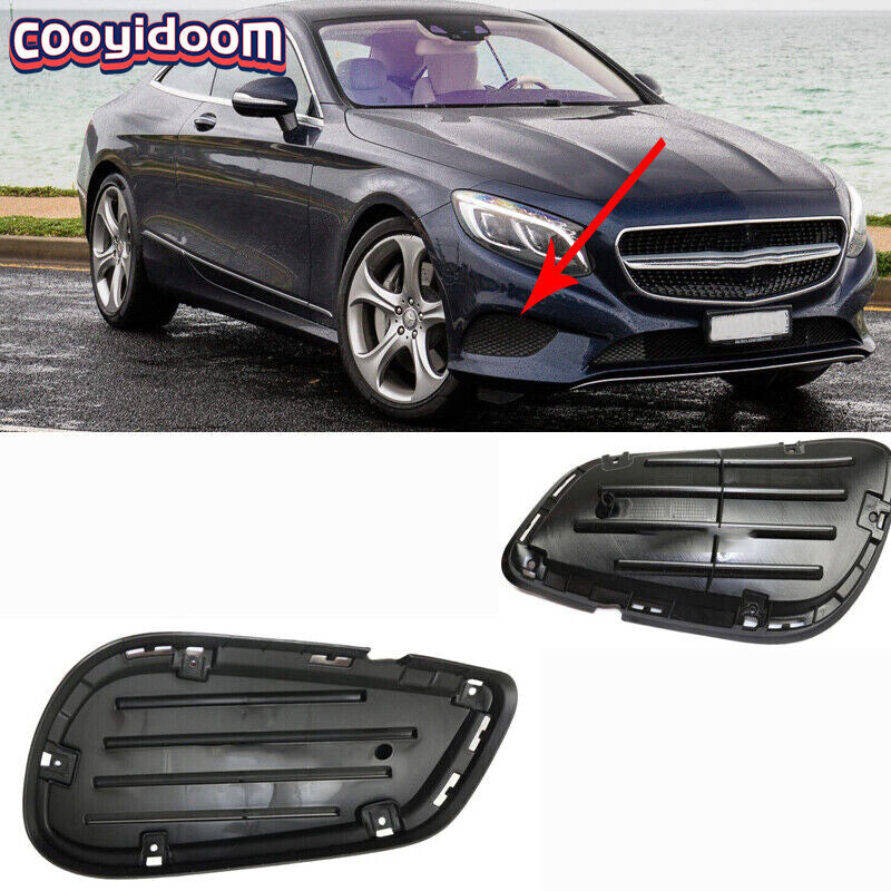 for Mercedes-Benz S400 2010 2012 2013 New Pair Side Fog Lamp Cover