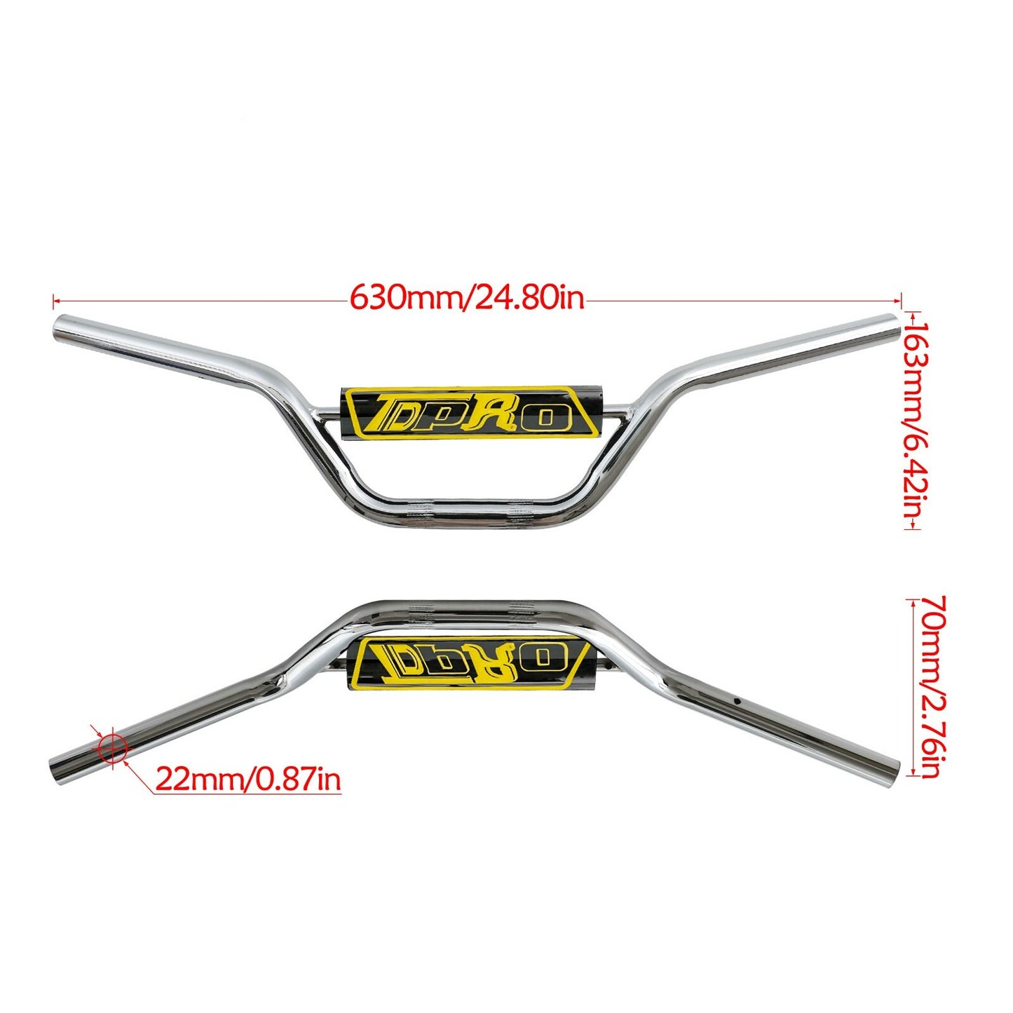 Motorcycle 7/8 inch Handlebar Pads Dirt Pit Bike Off-Road CRF50 XR50 70CC 110CC