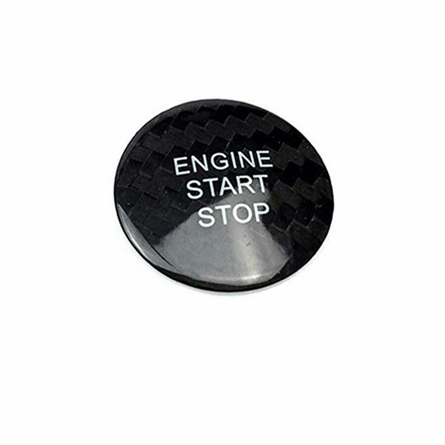 Black carbon fiber engine start button protective cover suitable for Lexus RX350 (2013-17)