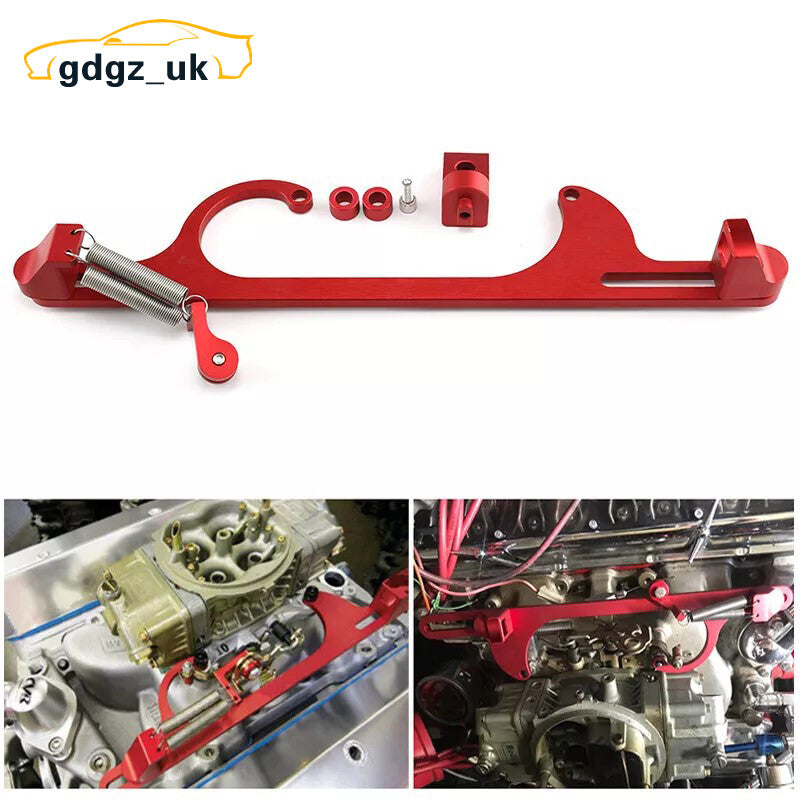 Red Throttle Cable Bracket For 4150 4160 Carburetor Throttle Cable Carb Bracket