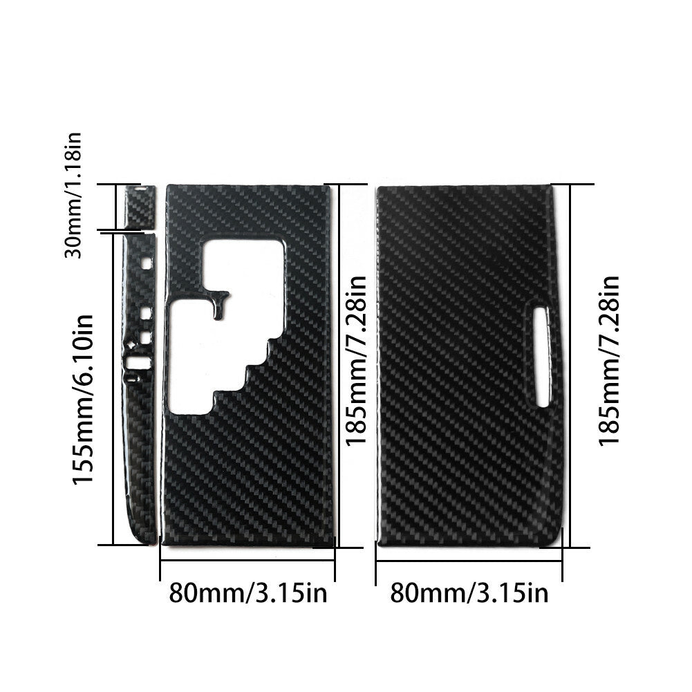 4Pcs Carbon Fiber Automatic Transmission Panel Cover Trim TypeB for Toyota for Camry