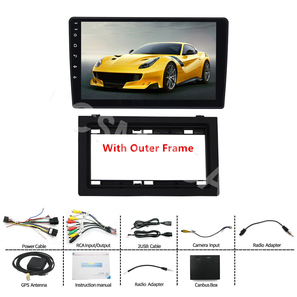 Car MP5 Player Stereo Radio USB DVR WiFi GPS BT Fit for SAAB 9-3 93 2007-2011