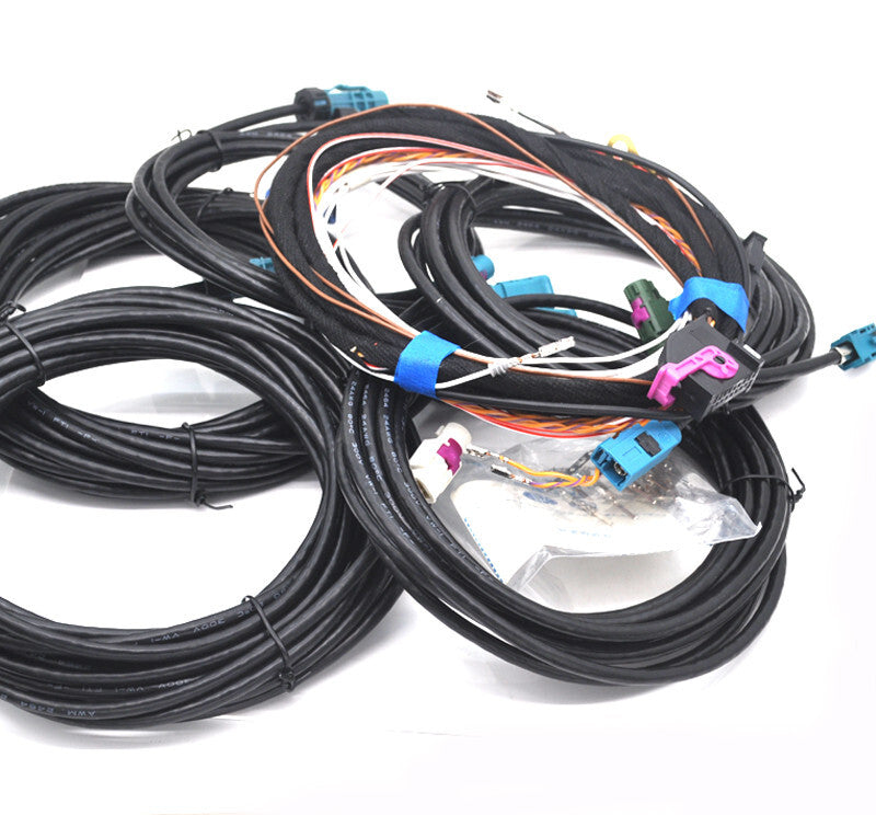 retrofit 360 surround Reverse Camera Cable wiring kit for VW mqb for tiguan for Golf CC