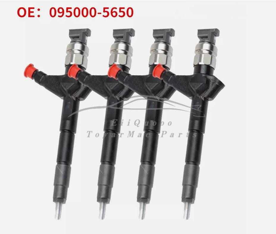 095000-5650 16600-EB300 4PCS Diesel Injector for Nissan Pathfinder 2.5 dCi