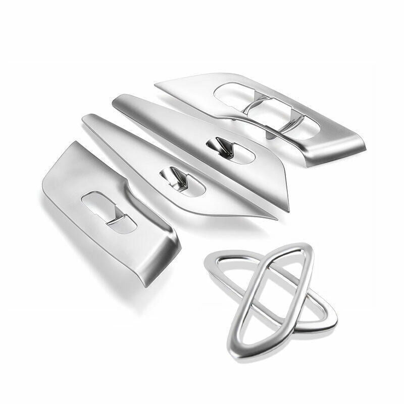 Glass Window Lifting Lock Panel 4PCS for Nissan Altima Teana 13-18 Matte Silver