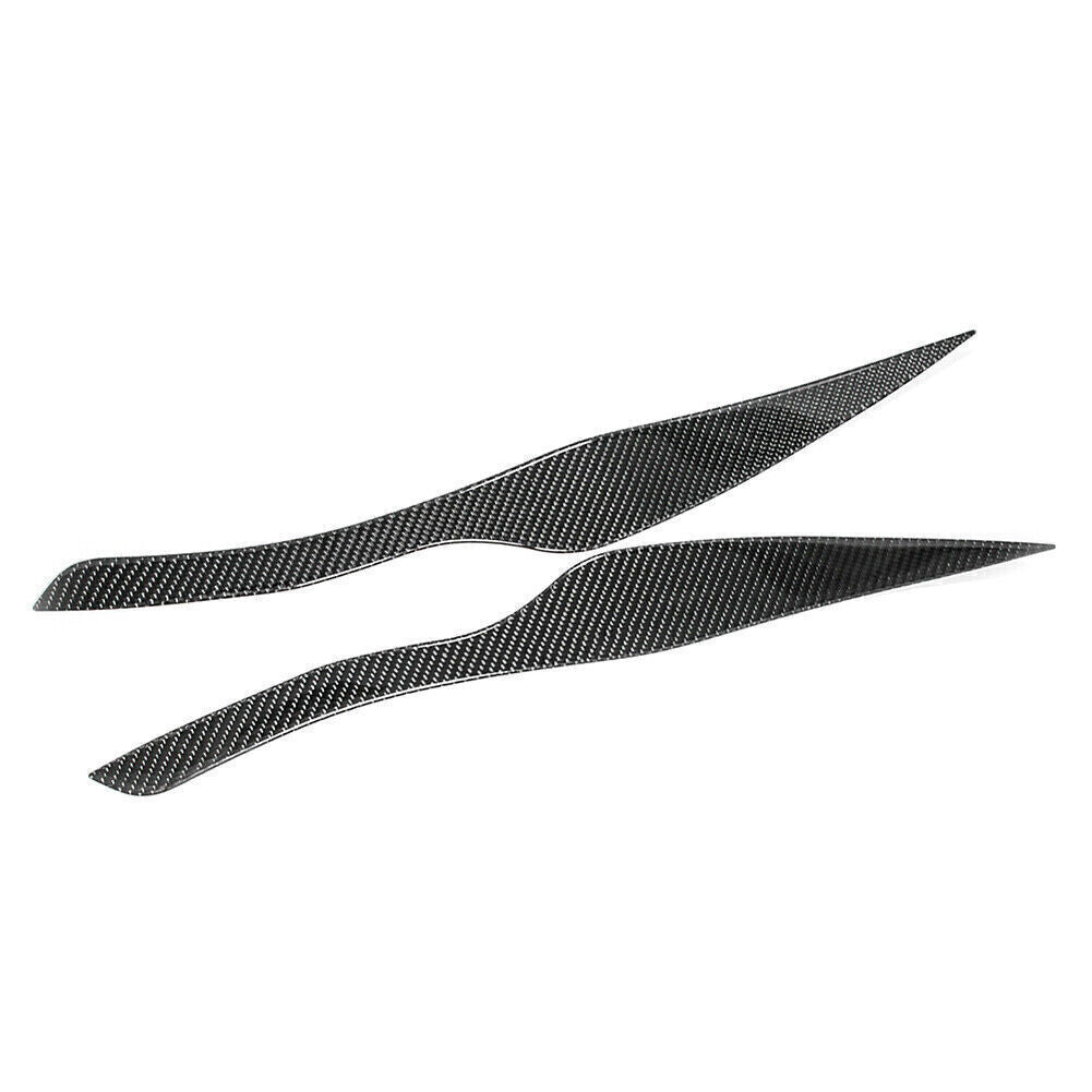 Headlight Eyebrow Eyelid Cover Trims Decal for 2004-2008 for BMW E90 E91 Sedan/Wagon