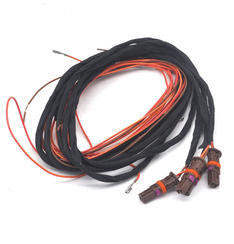 4pcs Retrofit LED Illuminated Door out handle light cable for Audi A4 B9 17-2023