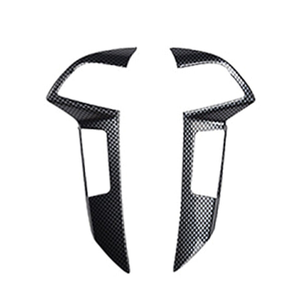 Fit for Honda Accord 08-12 Interior Inner Steering Wheel Cover Trim Carbon Fiber