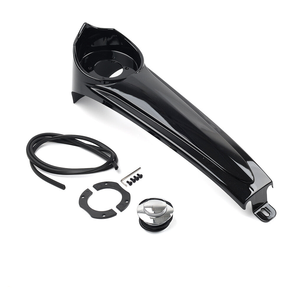 Stretched Dash Panel + Gas Tank Cap Cover for Harley Electra Street Glide 86-07