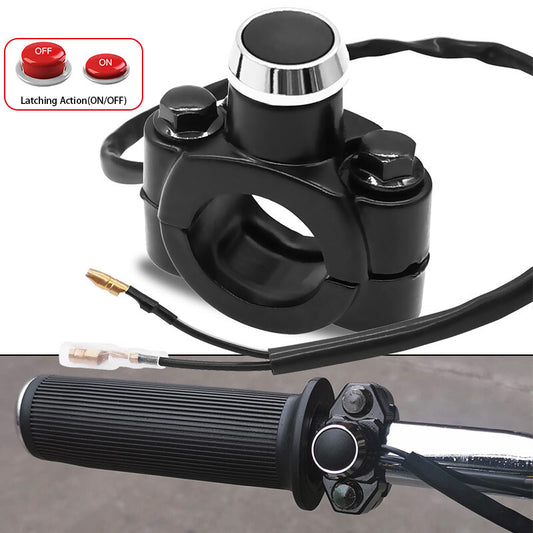 7/8 Handlebar Motorcycle ATV Kill Switch Push Button Headlight Fog Spot Lamp US