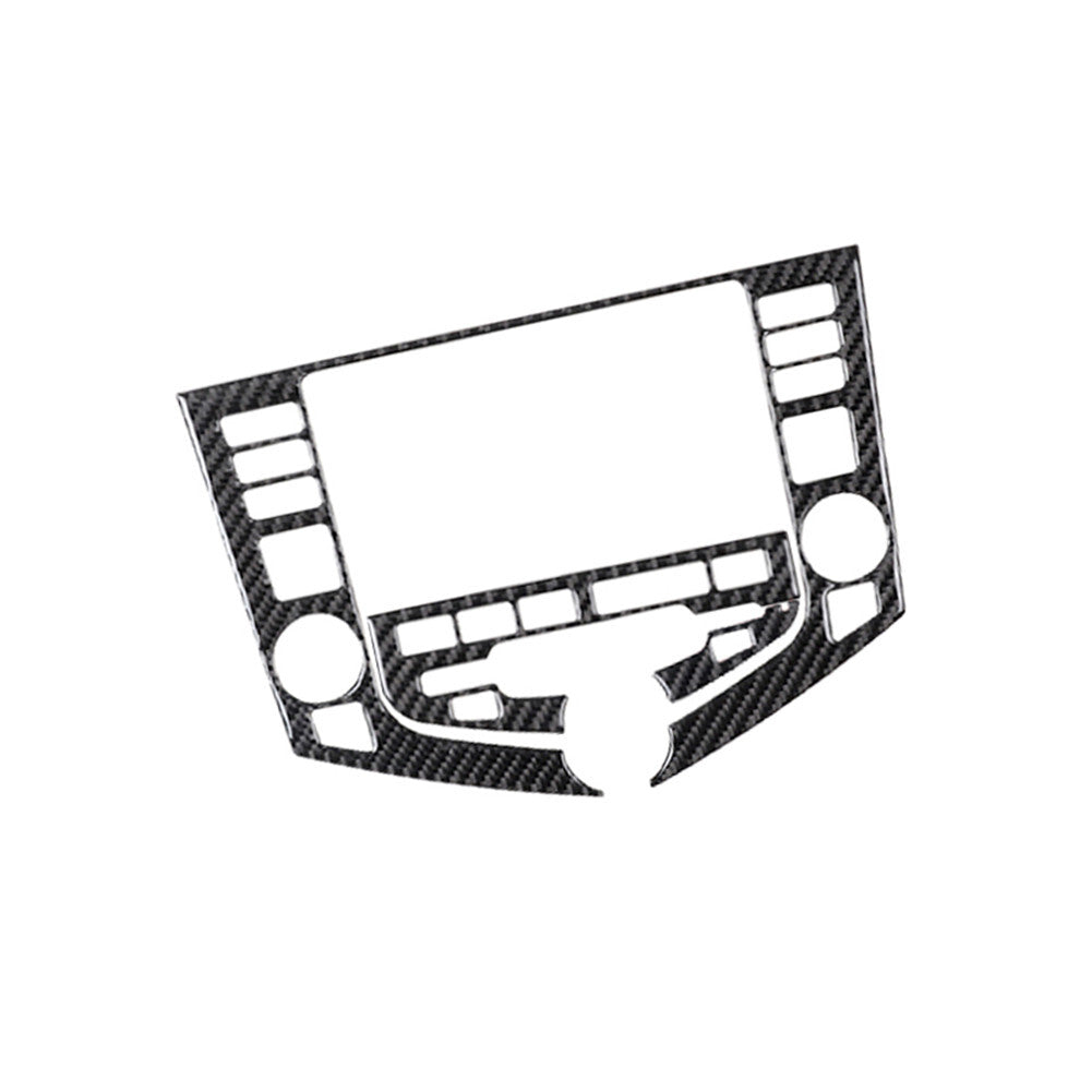 Carbon Fiber Center Multimedia Panel Trim Cover for Honda Accord Sedan 2003-2007
