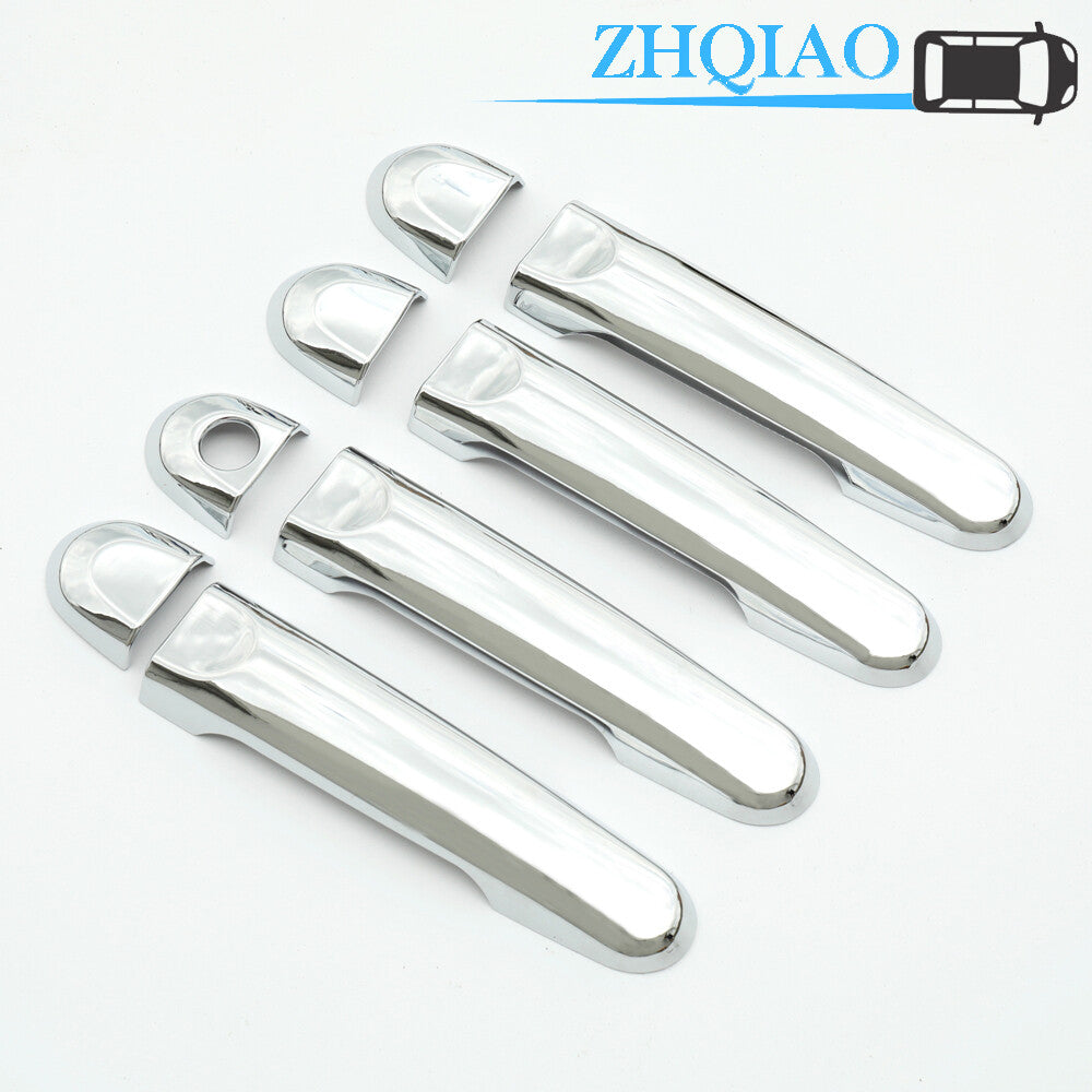4PCS Chrome Door Handle Cover for Smart Fits Tiida Versa Sunny March Cube 2009-2014