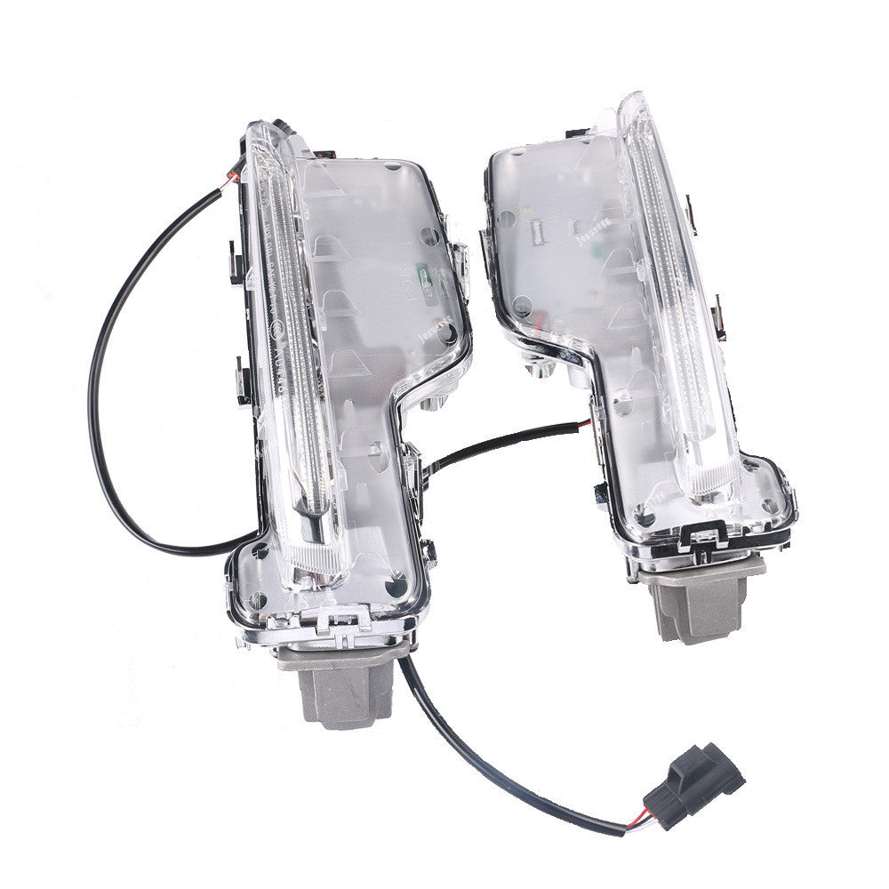 2Pcs Left+Right Front Bumer Fog Light Lamp Clear LED for Volvo S60 2014-2018
