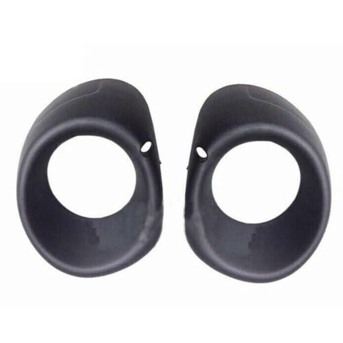 2Pcs Front Fog Light Lamp Black Cover Frame Fit for Mitsubishi Outlander 13-15