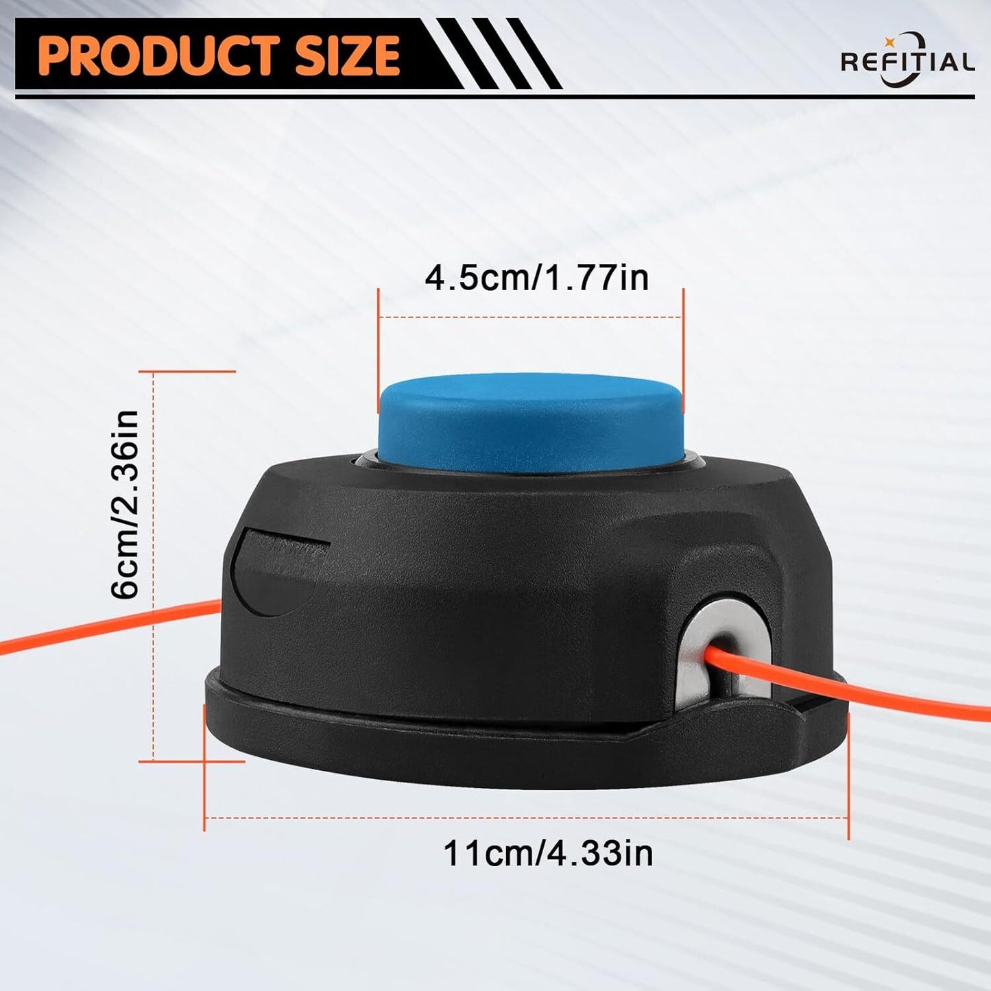 T25 Tap Trimmer Head for Husqvarna Trimmer 128LD Part Weed Eater Head 123L 125L