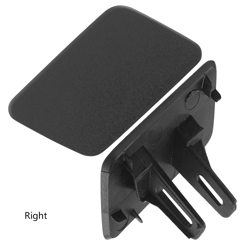 Pair Headlight Washer Cover Cap Unpainted for 2017-2019 for Jaguar XE Left + Right