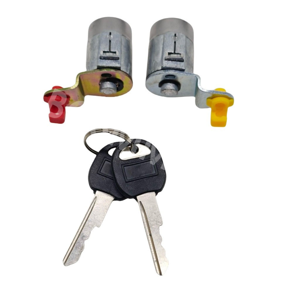 Door Lock Cylinder Set With Keys Replacement 5090008 Fit for GMC Yukon 1992-1994