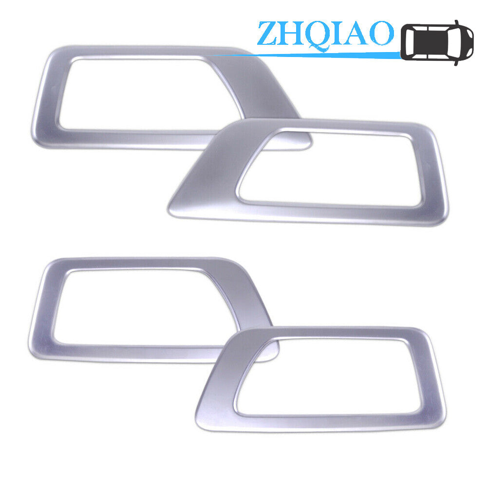 4PCS Chrome Inner Handle Bowl Frame Cover Trim Fits for Toyota Highlander 2015-2017