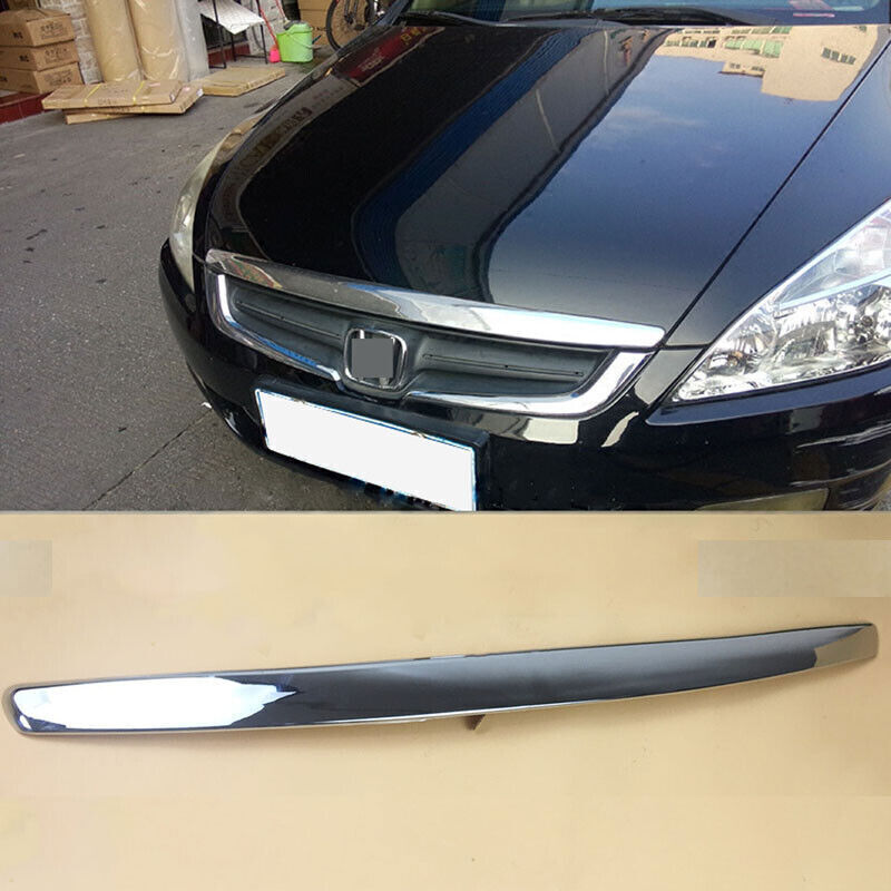 for Honda Accord 2.4L 2003-2007 Car ABS Chrome Front Bonnet Grille Molding Trim