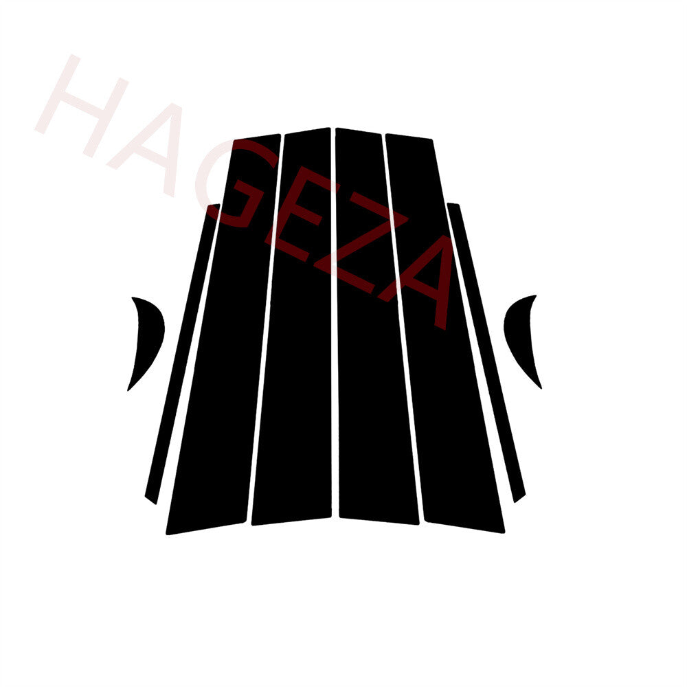 Gloss Black Window Pillar Posts Sticker Trim For Toyot-a for Camry 2018+ Accessories