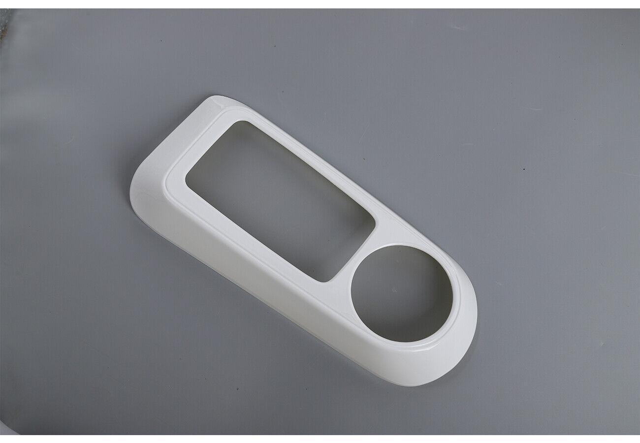 2021-2023 for Ford Bronco Gearbox Gear Shift Panel Cover Trim Decor White ABS