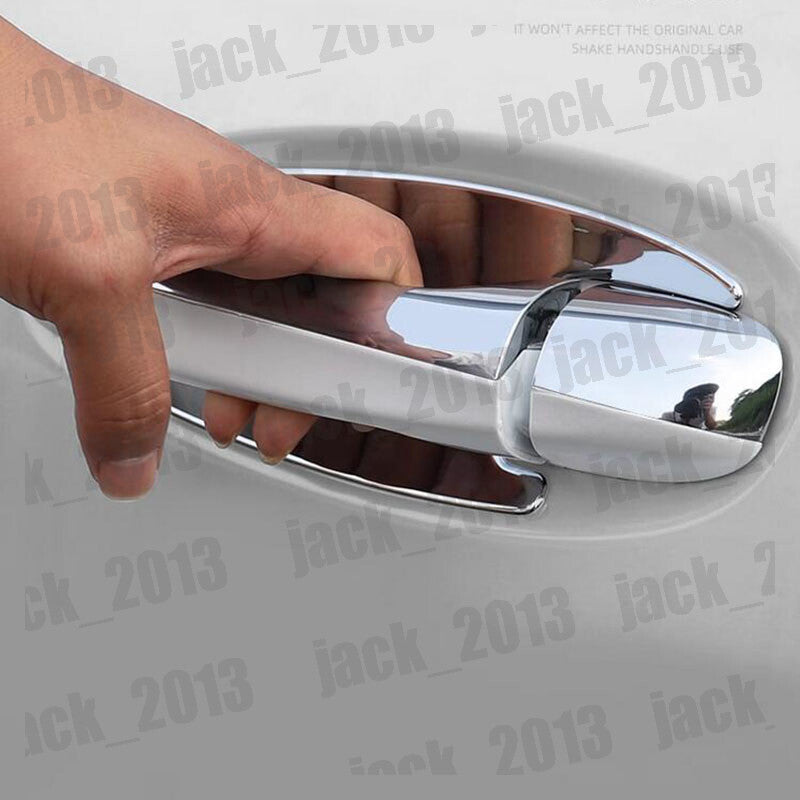 for Mercedes-Benz GLC 2017-2023 Chrome Side Door Handle Bowl Cup Covers Trims