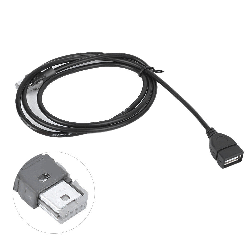 New USB Cable Adapter New Media Head Unit Fits For