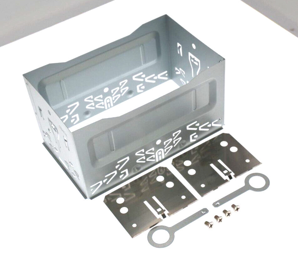 NC Universal Double Din Installation Dash Kit Mounting Metal Fitting Cage 2