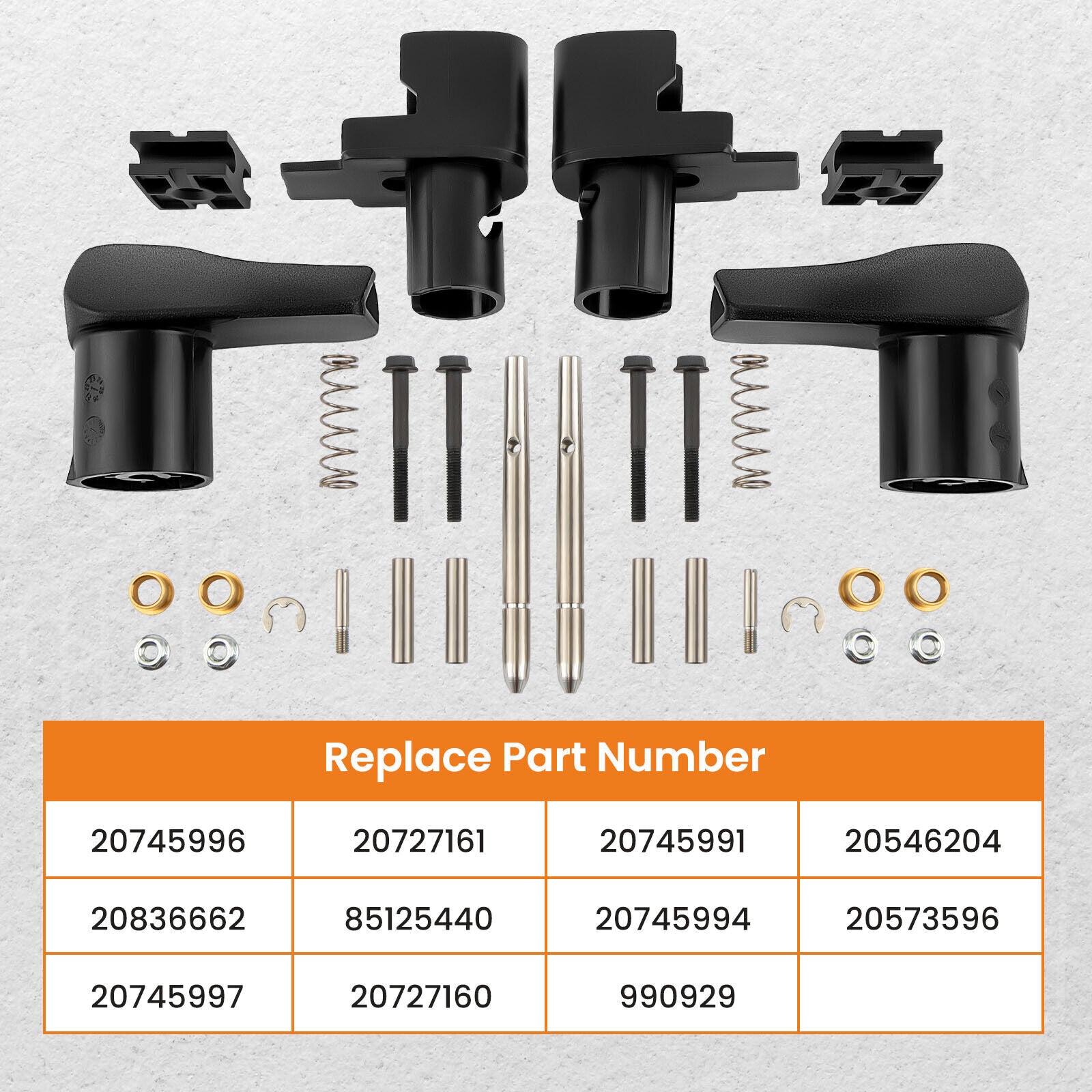 New Complete Fuel Tank Fairing Handle Kit 30 pcs For 2004-2017 for Volvo VNL Chassis