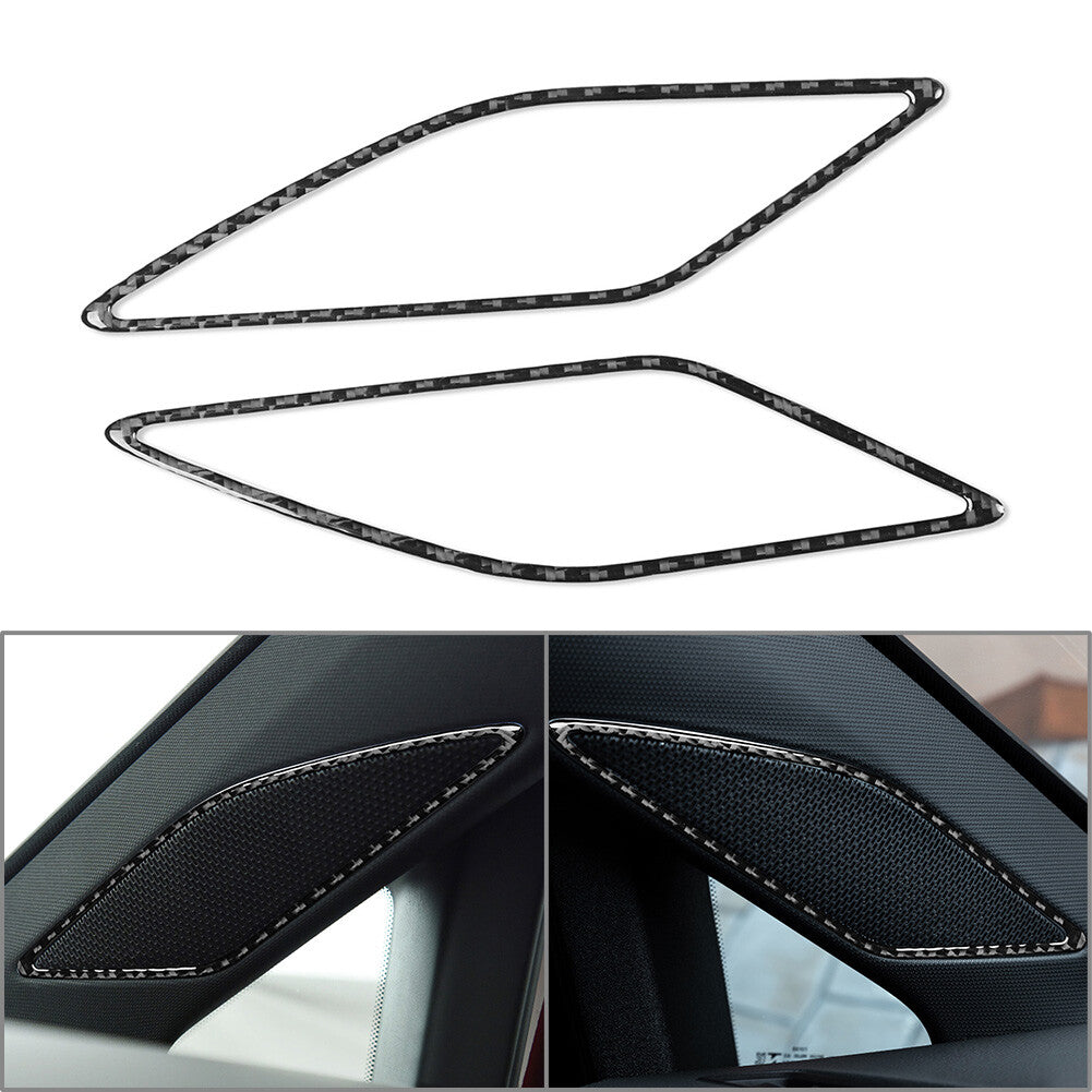A Pillar Sound Audio Speaker Cover Trim Black for Volkswagen for Golf 8 MK8 2021-23