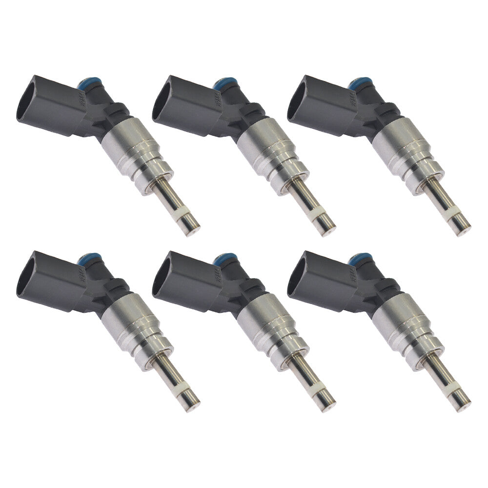 6pcs Fuel Injector 06E906036E For 2008-2011 for Audi A4 A5 A6 Q5 3.2L V6 06E906036F