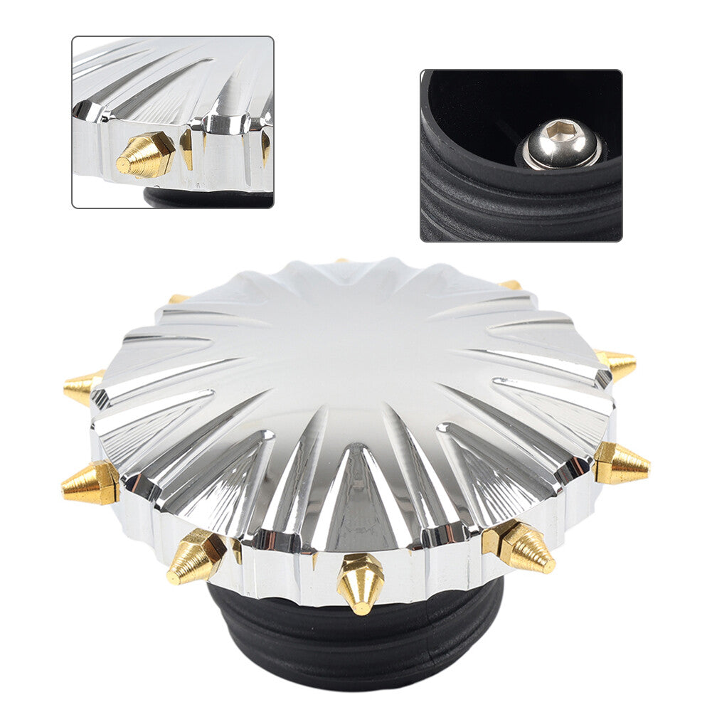 Fuel Gas Tank Oil Cap Cover Vented for Harley Softail XL883 1200 Road King