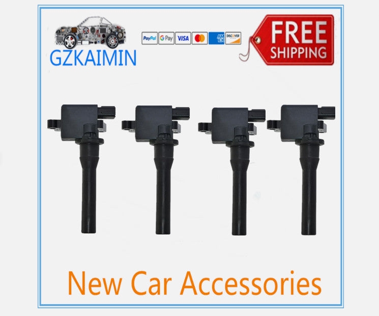 4-pack FK0120 for Mitsubishi Minicab Bravo 3G83 0.7L L3 98 - 11 ignition coils