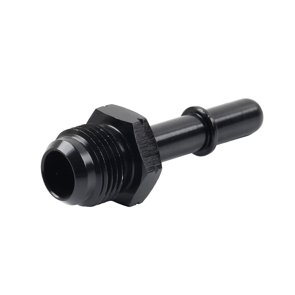 8AN Male to 3/8 Male SAE Quick-Disconnect Push-On EFI Fuel Rail Fitting