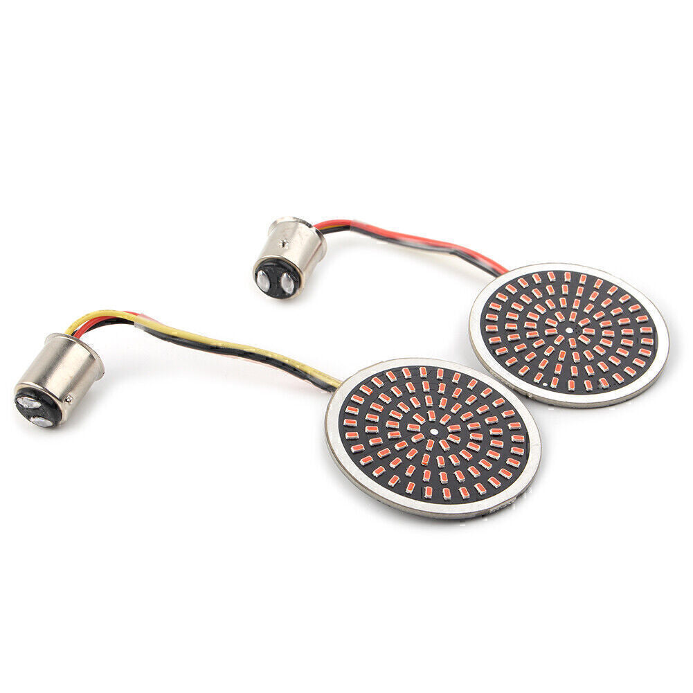 2X Red LED 1157 Rear Turn Signal Light Blinker Road King for Harley Touring Dyna