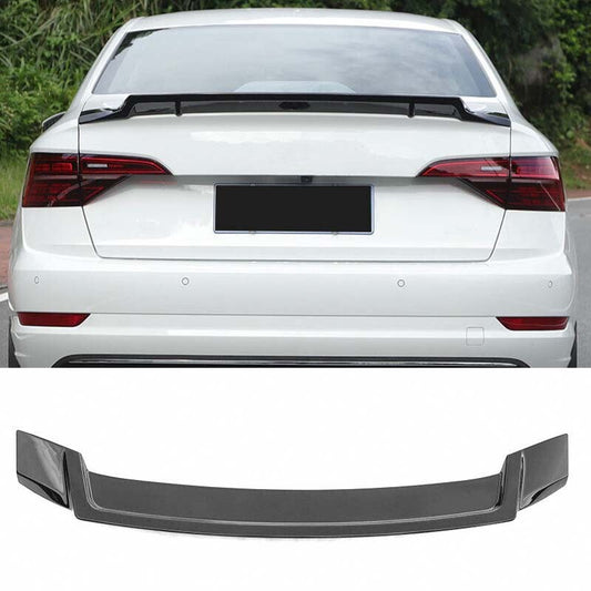 Boot Spoiler Fit for Volkswagen for Jetta Mk7 2019-2023 ABS Black Wing Flap Car Rear