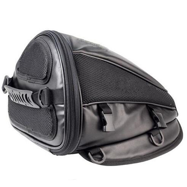 Motorcycle Backpack Tail Bag Back for Seat Storage Carry Hand Shoulder sport riding