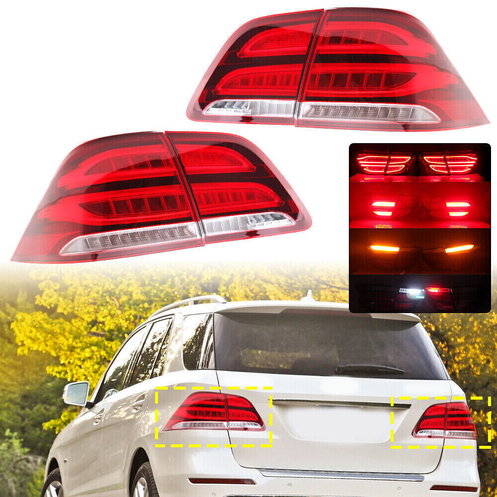 for Mercedes Benz W166 ML350 ML500 2012 2013 2014 2015 Rear LED Tail Light Lamp