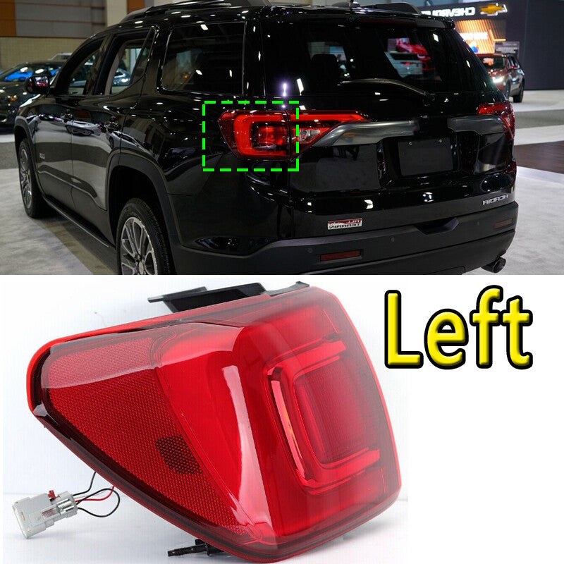 New 1 Pcs Side Tail Light Outer Left for GMC Acadia 2017-2019 Rear Lamp Red