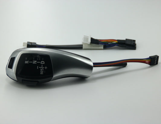 Automatic F30 Style silver LED Shift Knob Gear for BMW E87 E90 E91 E92 E93 Z4 X1