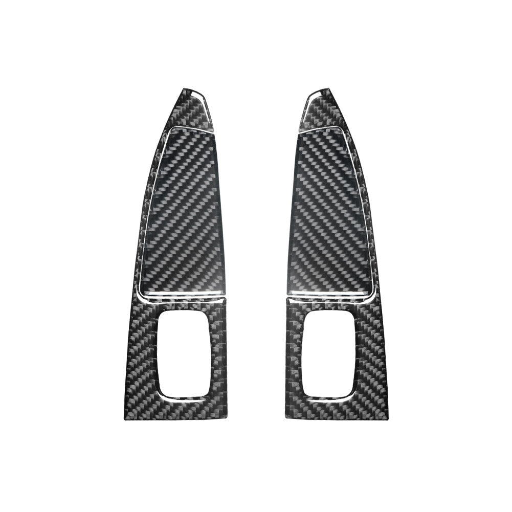 7Pcs Carbon Fiber Side Rear Door Control Cover Trim for Hyundai Azera 2006-2011