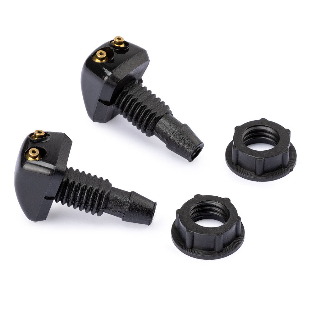 Universal Car Windshield Wiper Washer Squirter Nozzle Spray Jet Kit Fluid Hose T