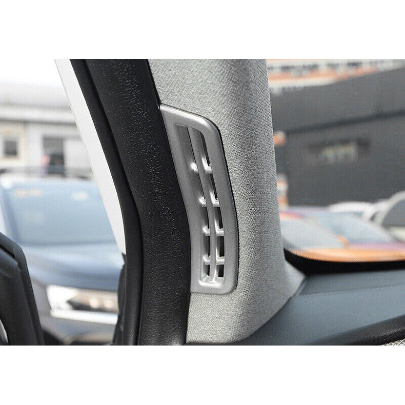 for Hyundai Santa Fe 2019-2022 Silver Front A-Pillar Air Outlet Vent Cover Trim
