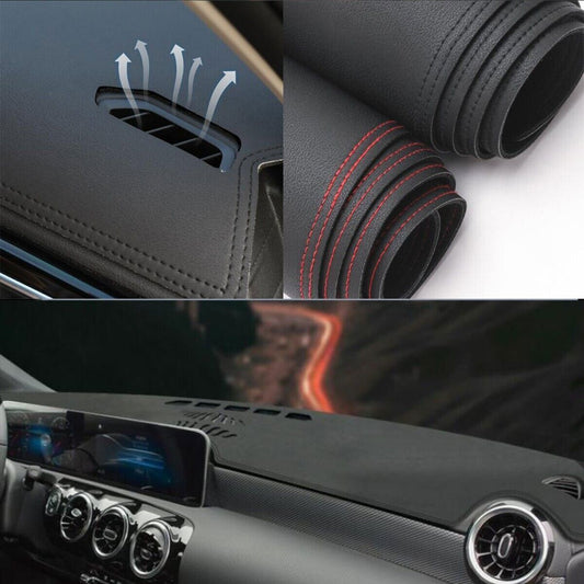 1X PU leather Dashboard Dash Mat Non-slip DashMat Sun Shade For M- for Benz EQA 2022+
